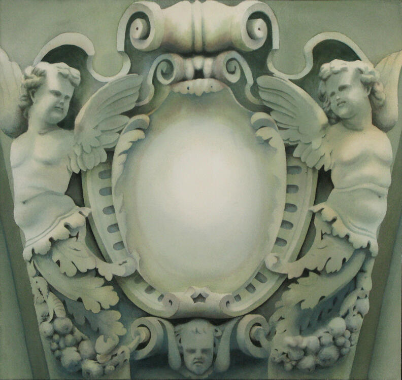 Effigy series watercolor painting by Michiyo Fukushima