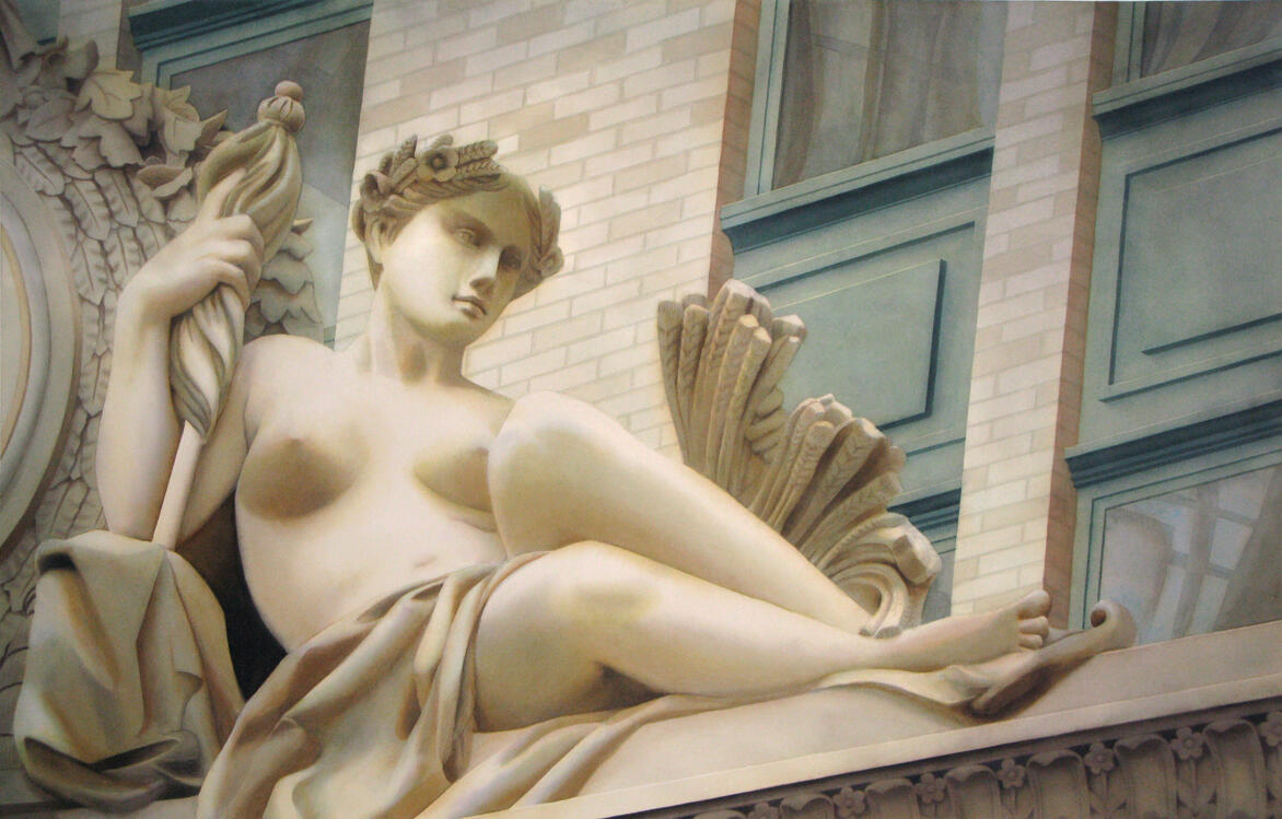 Effigy series watercolor painting by Michiyo Fukushima