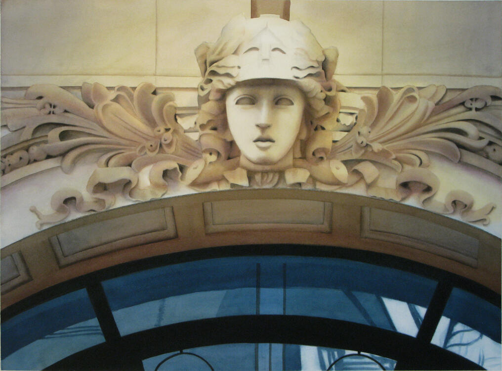 Effigy series watercolor painting by Michiyo Fukushima