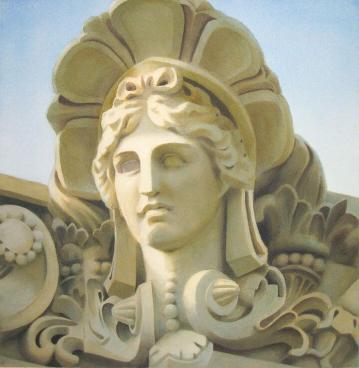 Effigy series watercolor painting by Michiyo Fukushima